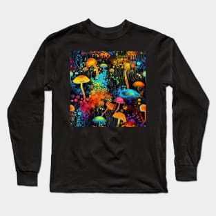 Neon mushrooms 3 Long Sleeve T-Shirt